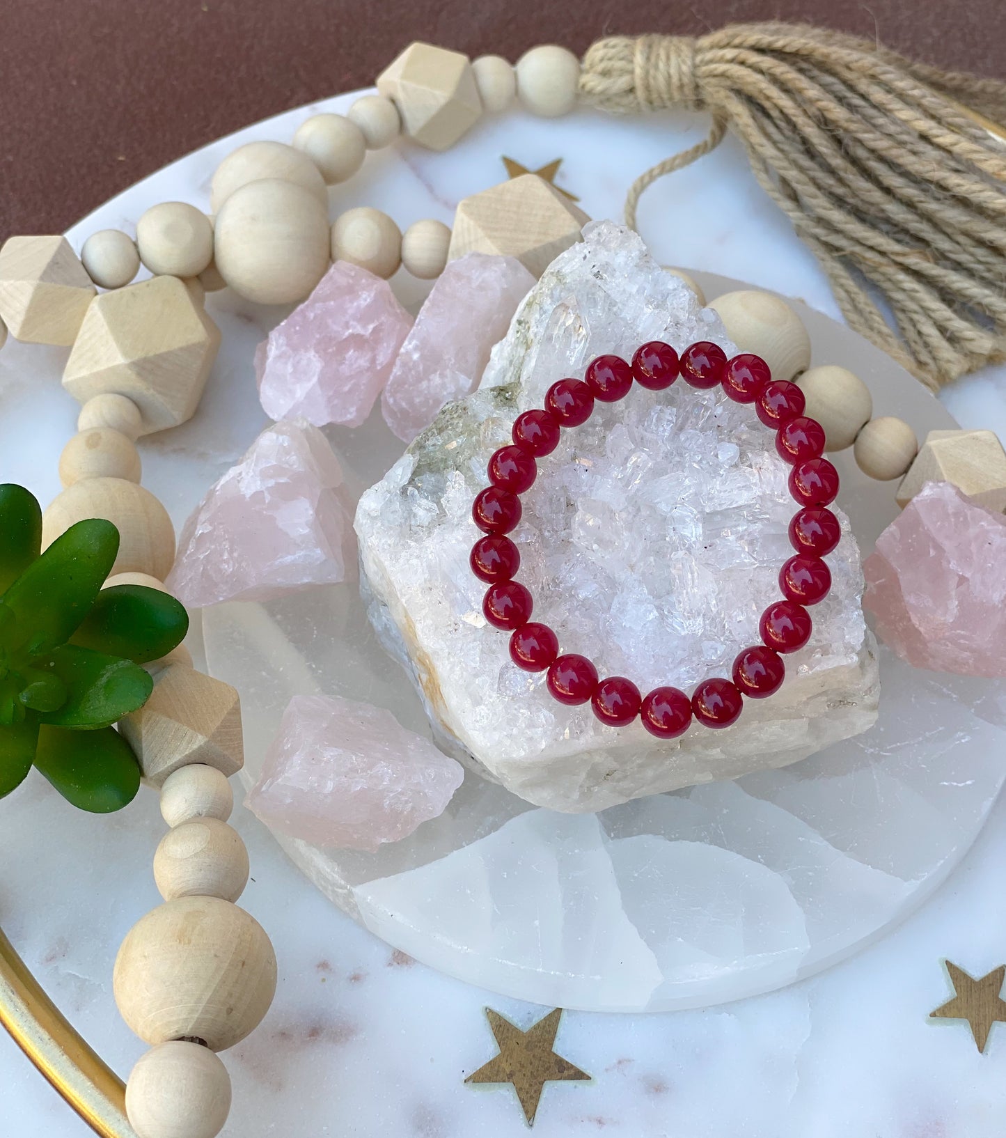 RUBY (heat treated natural ruby beads)