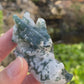 MOSS AGATE DRAGON HEAD
