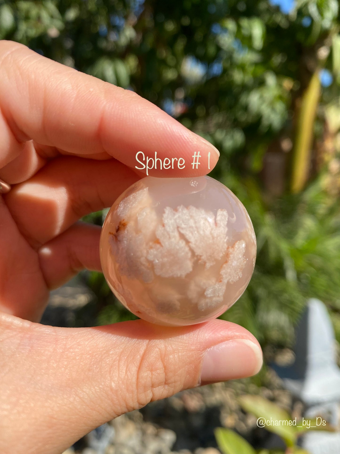 FLOWER AGATE SPHERES