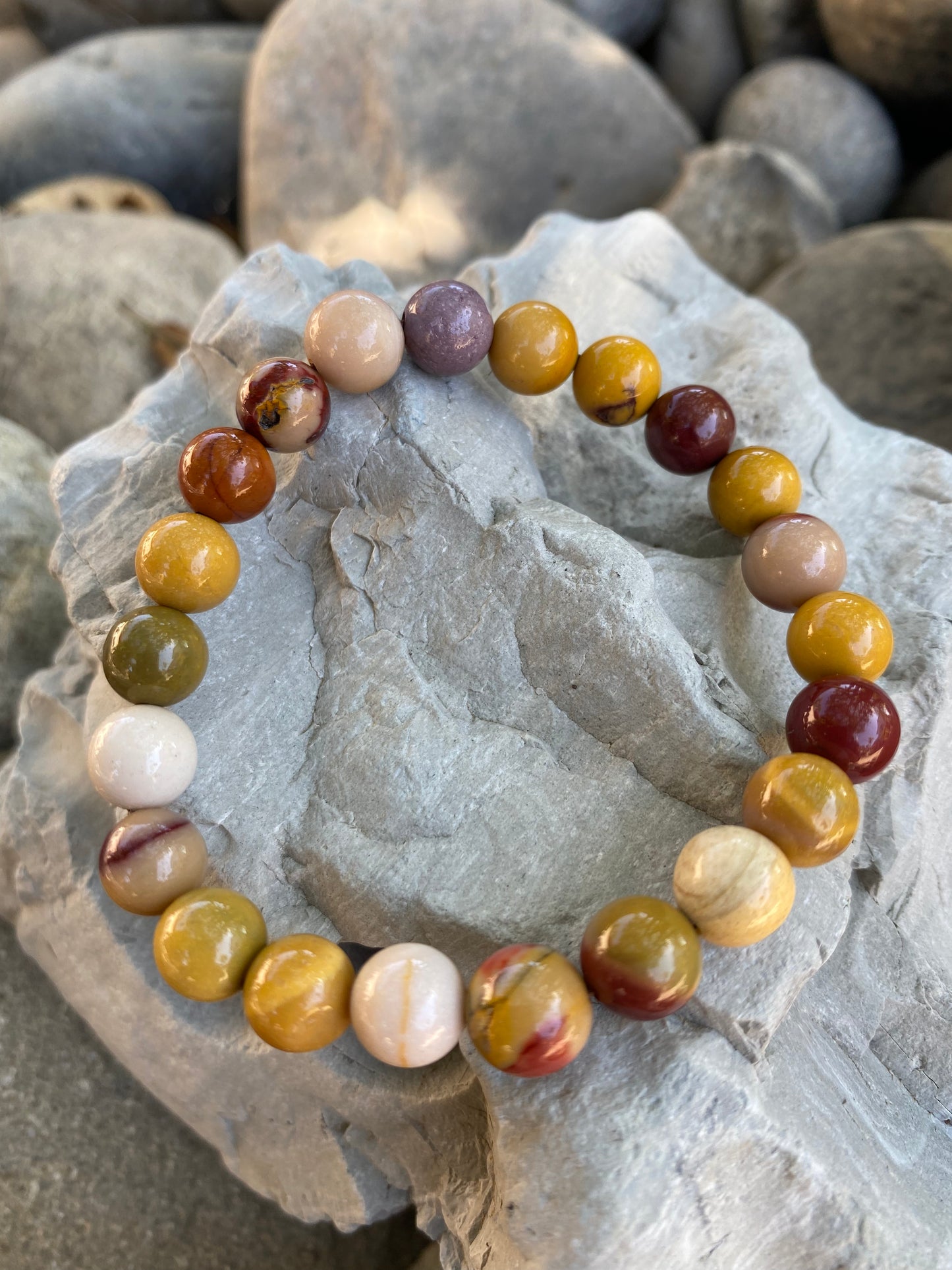 MOOKAITE (smooth round beads)