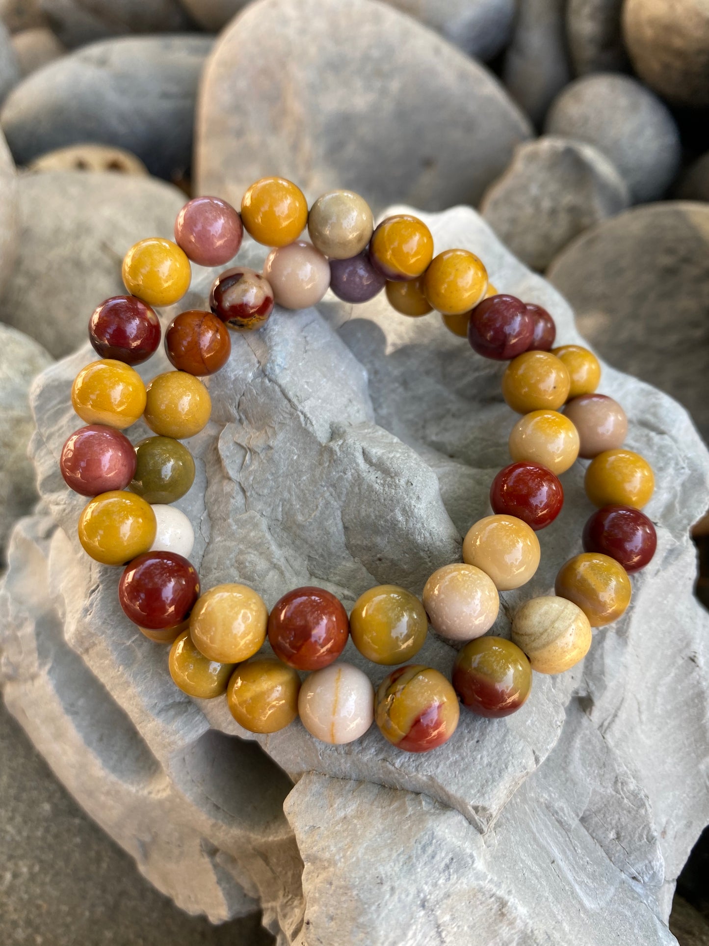 MOOKAITE (smooth round beads)