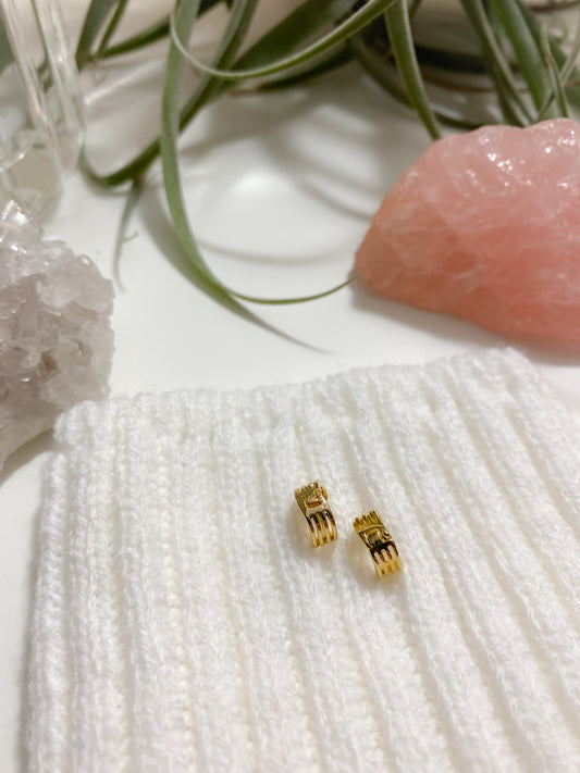 Tiny Waves Clicker Earrings