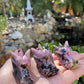RHODONITE DRAGON HEADS